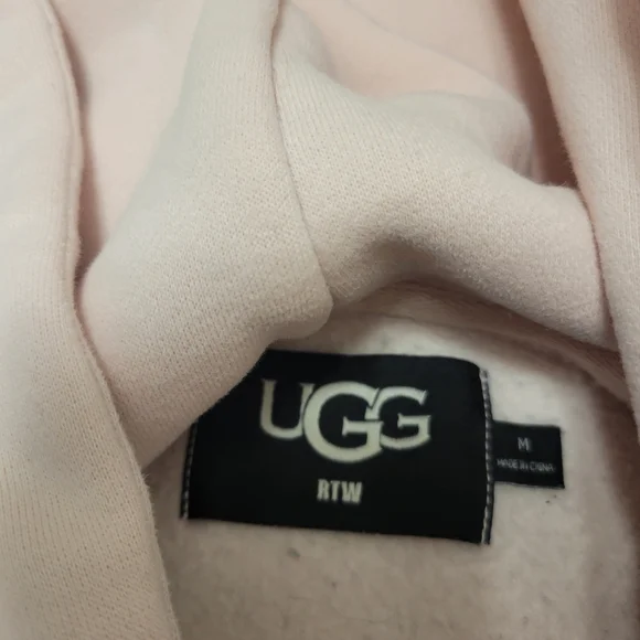 UGG REY FUZZY LOGO HOODIE - Picture 10 of 14